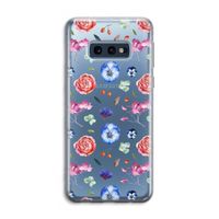 Bloemetjes: Samsung Galaxy S10e Transparant Hoesje