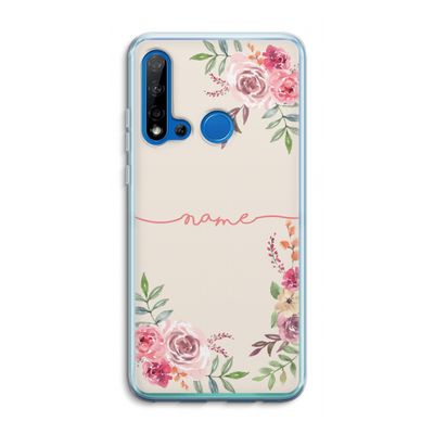 Rozen: Huawei P20 Lite (2019) Transparant Hoesje