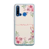Rozen: Huawei P20 Lite (2019) Transparant Hoesje