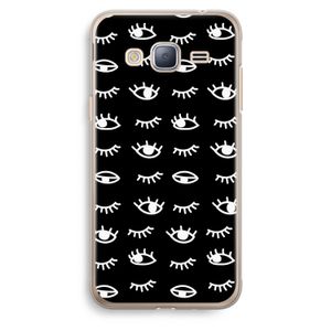 Eye pattern #3: Samsung Galaxy J3 (2016) Transparant Hoesje