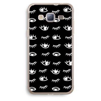 Eye pattern #3: Samsung Galaxy J3 (2016) Transparant Hoesje