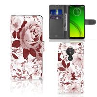Hoesje Motorola Moto G7 Power Watercolor Flowers Hoesje Motorola Moto G7 Power Watercolor Flowers