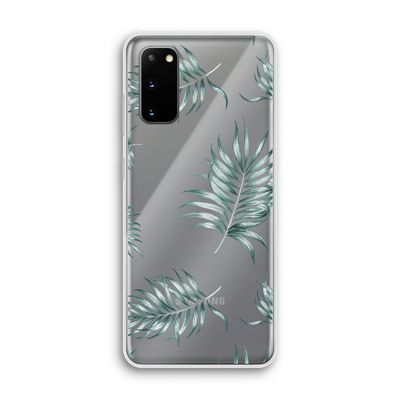Simple leaves: Samsung Galaxy S20 Transparant Hoesje