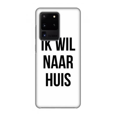Ik wil naar huis: Volledig geprint Samsung Galaxy S20 Ultra Hoesje