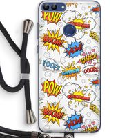Pow Smack: Huawei P Smart (2018) Transparant Hoesje met koord