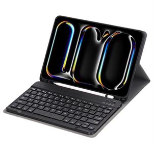 iPad Pro 11 (2024) Bluetooth Toetsenbord Hoesje - Zwart