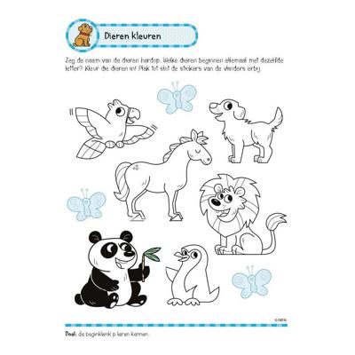 Deltas Oefenboek met stickers - leuke leesoefeningen (6-7 jaar)