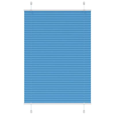 Pliss rolgordijn 100x150 cm stofbreedte 99,4cm polyester blauw