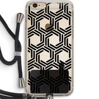 Geometrisch patroon: iPhone 6 PLUS / 6S PLUS Transparant Hoesje met koord