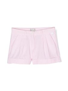 Il Gufo short en coton à rayures - Rose