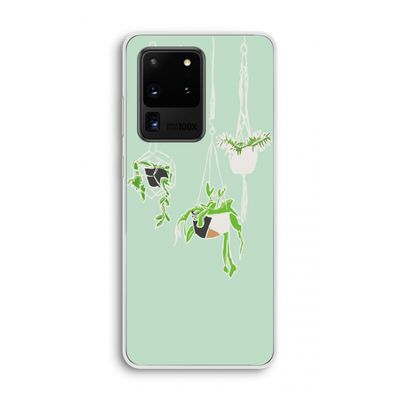 Hang In There: Samsung Galaxy S20 Ultra Transparant Hoesje