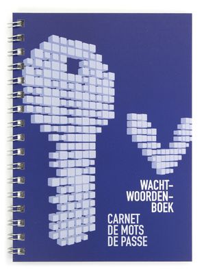 Kangaro K-59191002 Wachtwoordenboek Blauw Met 64 Bladzijde 105x147mm Spiraal