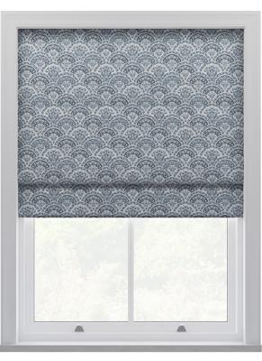 Laura Ashley - Vouwgordijn - Musica Velvet Dusky Seaspray