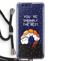 You're Shrimply The Best: Honor 9 Transparant Hoesje met koord