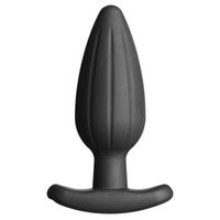 ElectraStim Silicone Noir Rocker Butt Plug Buttplug Zwart Silicium 1 stuk(s) - thumbnail
