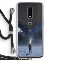 Wanderlust: OnePlus 7 Transparant Hoesje met koord