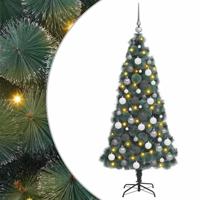 Kunstmatige Kerstboom LED & Ballenset Groen 150 cm PET