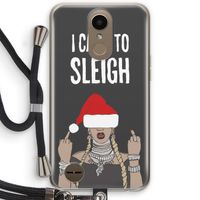 Came To Sleigh: LG K10 (2017) Transparant Hoesje met koord