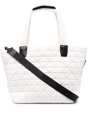 VeeCollective sac cabas à matelassage géométrique - Blanc