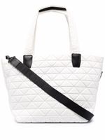VeeCollective sac cabas à matelassage géométrique - Blanc