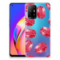 OPPO A94 5G | Reno5 Z Siliconen Case Pink Macarons - thumbnail