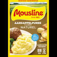 Mousline Aardappelpuree a la Minute Naturel 2 x 89 g bij Jumbo