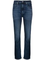 7 For All Mankind jean Easy Slim Soho à taille haute - Bleu - thumbnail