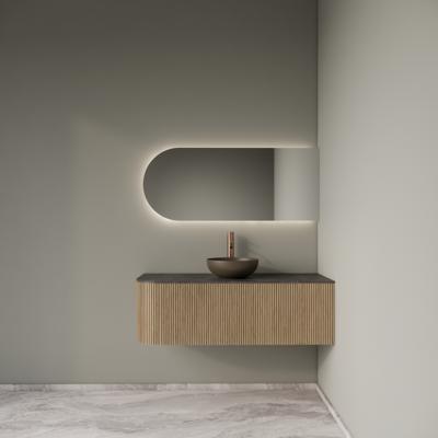 Badkamermeubelset Gliss Design Alluro 120 cm Rechts Mist