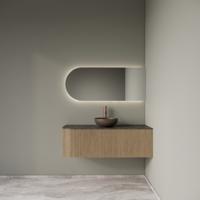 Badkamermeubelset Gliss Design Alluro 120 cm Rechts Mist