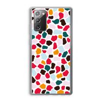 Colored Giraffe: Samsung Galaxy Note 20 / Note 20 5G Transparant Hoesje