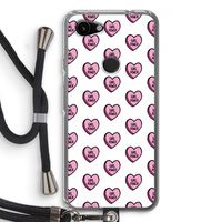GIRL POWER: Pixel 3a Transparant Hoesje met koord
