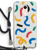 Illustratieve pop 2: Xiaomi Redmi 5 Transparant Hoesje met koord