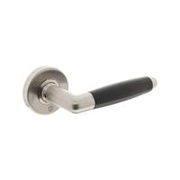 Gatdeel combinatie op rozet met ring met veer