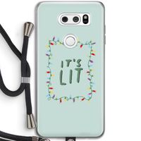 It's Lit: LG V30 Transparant Hoesje met koord