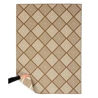 Tapeso Buitenkleed ruit - Flip Gem lichtbruin - 200x280 cm Tapeso Buitenkleed ruit - Flip Gem lichtbruin - 200x280 cm