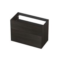 INK - Onderkast 2L A-sym Decor Tbv Grepen - 900x450x650 Mm - Intens Eiken