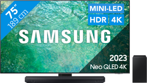 Samsung Neo QLED 75QN85C (2023) + Soundbar