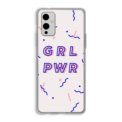 GRL PWR: OnePlus 9 Transparant Hoesje