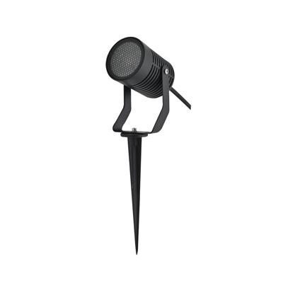 LED tuinspot prikspot armatuur GU10 ZWART Raster 220/230Volt IP65