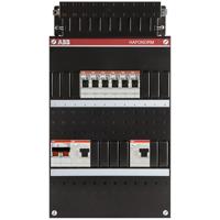 ABB Groepenkast Hafonorm - 6x achter 2x 30mA + HS 1-f HAD3333-22+H42 - 1SPF006905F0166