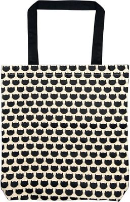 Moses boodschappentas Ed, the cat 10 liter zwart/wit Moses boodschappentas Ed, the cat 10 liter zwart/wit