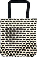 Moses boodschappentas Ed, the cat 10 liter zwart/wit - thumbnail