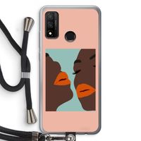 Orange lips: Huawei P Smart (2020) Transparant Hoesje met koord