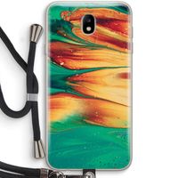 Green Inferno: Samsung Galaxy J7 (2017) Transparant Hoesje met koord
