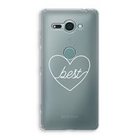 Best heart pastel: Sony Xperia XZ2 Compact Transparant Hoesje
