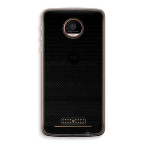 Musketon Halftone: Motorola Moto Z Force Transparant Hoesje