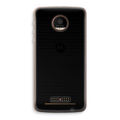 Musketon Halftone: Motorola Moto Z Force Transparant Hoesje