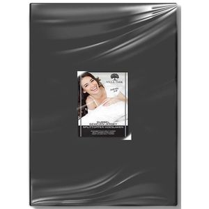 Nightsrest VP Dubbel Jersey Split Topper Hoeslaken - Antraciet Maat: 180x200/220 + 12cm