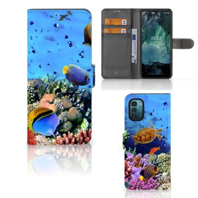 Nokia G11 | G21 | Telefoonhoesje | Met pasjeshouder | Vissen