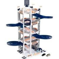 Mercedes-Benz garage met 5 verdiepingen - KLEIN - Met twee kleine auto's - Vanaf 3 jaar